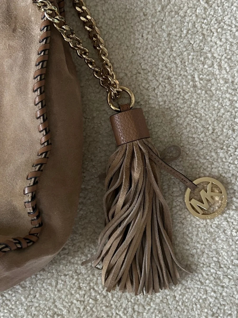 Michael Kors suede bag